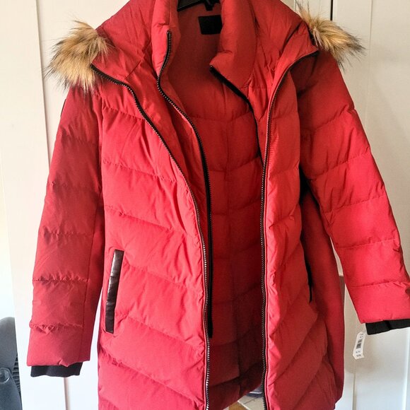 Atelier Noir Women's Down Parka Red Plus Sz XL Coat - Picture 5 of 8